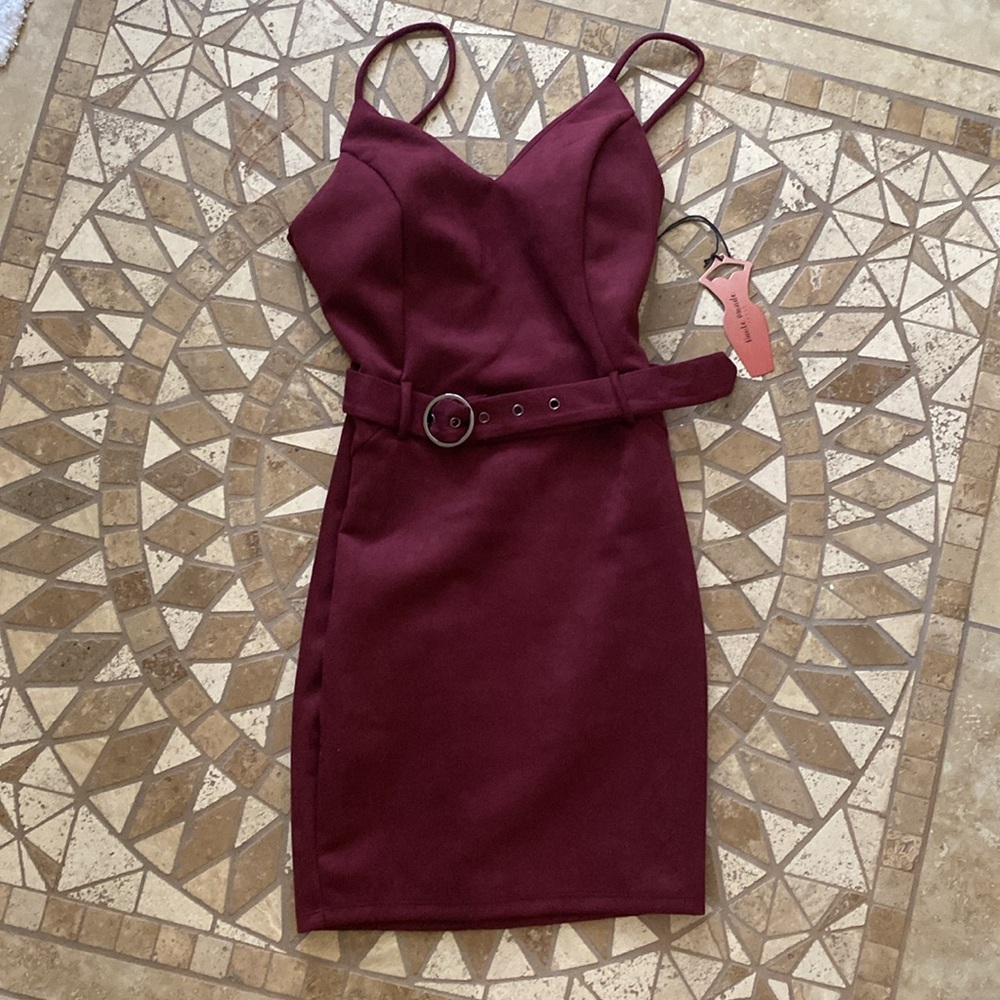 Maroon dress